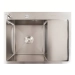 Kitchen sink CM 65*50 L stainless steel VALESO Handmade (3.0/1.0) - Фото №1