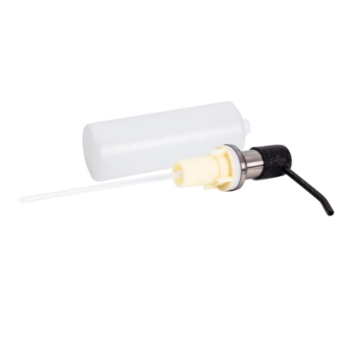 Дозатор встраиваемый для жидкого мыла Platinum S02 Черный Металлик - Фото № 1