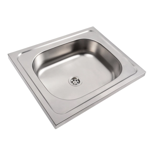 Мойка кухонная из нержавеющей стали Platinum 4050 (0,4/120 мм) - Фото № 1