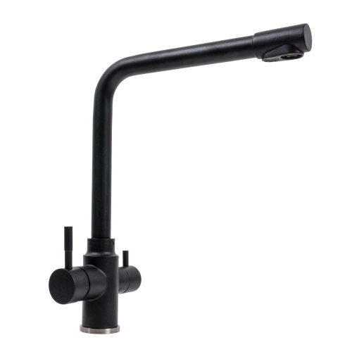 Смеситель под фильтр Platinum KT 8201 (8626) Черный матовый