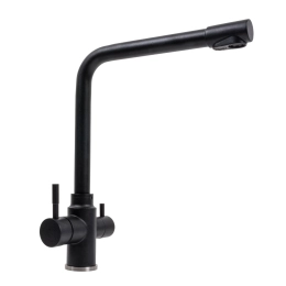 Смеситель под фильтр Platinum KT 8201 (8626) Черный матовый