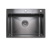 Kitchen sink 6045 stainless steel PVD black DÉCOR VALESO Handmade (3.0/1.0) - Фото №1