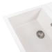 Granite kitchen sink Platinum 7950 Selena matte Snow White - Фото № 6