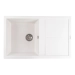 Granite kitchen sink Platinum 7950 Selena matte Snow White - Фото №1