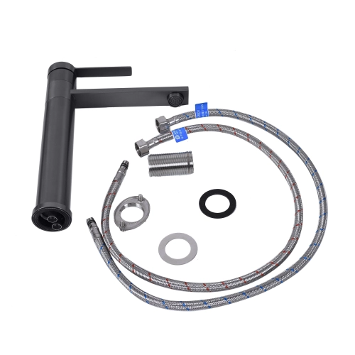 Смеситель под умывальник Platinum Handmade 419001 PVD черный - Фото № 1