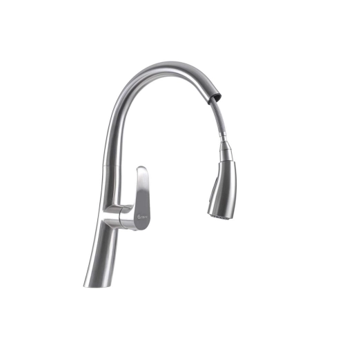 Смеситель кухонный Germece с выдвижным изливом 8658 - Фото № 1