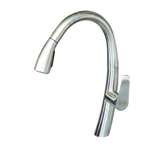 Смеситель кухонный Germece с выдвижным изливом 8658 - Фото № 2