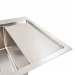 Kitchen sink CM 58*48 L stainless steel VALESO Handmade (round siphon 3.0/1.0) - Фото № 2