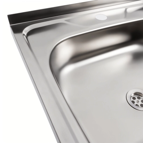 Мойка кухонная из нержавеющей стали Platinum 5050 (0,4/120 мм) - Фото № 3