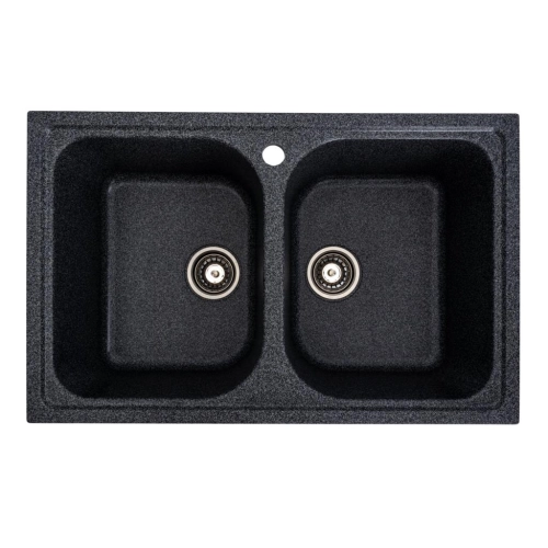 Granite kitchen sink Platinum 7950 Equatoria matte Graphite