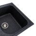 Granite kitchen sink Platinum 7950 Equatoria matte Graphite - Фото № 3