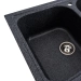 Granite kitchen sink Platinum 7950 Equatoria matte Graphite - Фото № 4