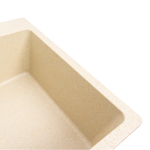 Granite kitchen sink Platinum 7850 Bogema matte (sand) - Фото № 2