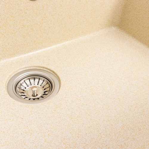 Granite kitchen sink Platinum 7850 Bogema matte (sand) - Фото № 4