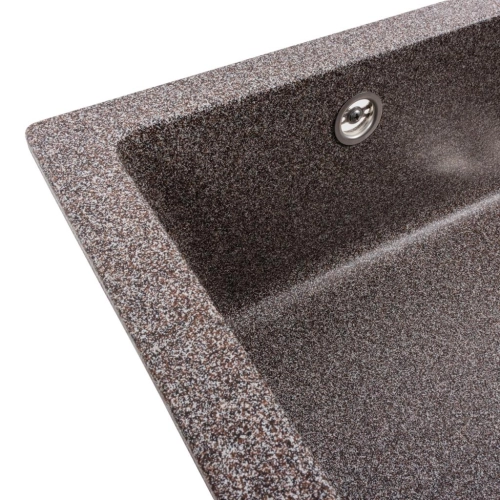 Granite kitchen sink Platinum 7945 Paruana matte Mix - Фото № 3