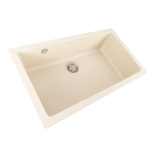 Granite kitchen sink Platinum 7945 Paruana matte Sand - Фото № 1
