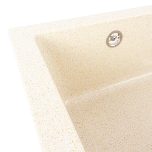 Granite kitchen sink Platinum 7945 Paruana matte Sand - Фото № 3
