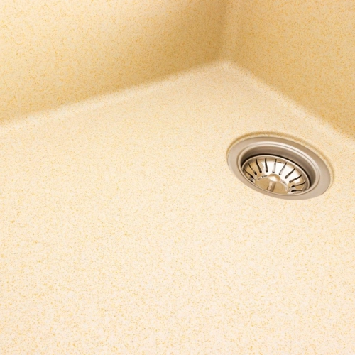 Granite kitchen sink Platinum 7850 ROMA matte (sand) - Фото № 4