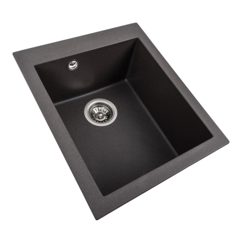 Granite kitchen sink Platinum 4150 SOKIL matte Grenadine - Фото № 1