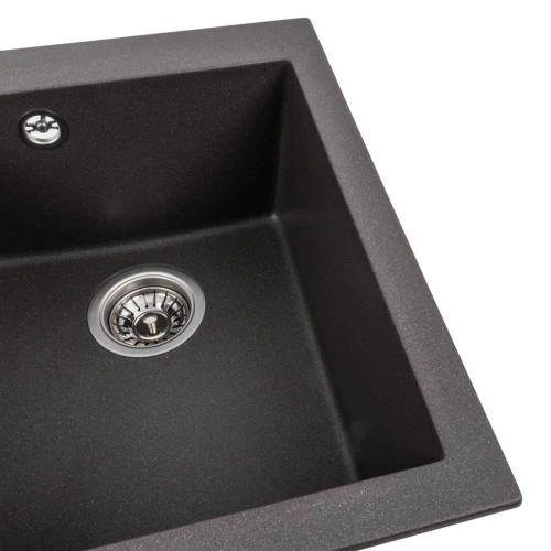 Granite kitchen sink Platinum 4150 SOKIL matte Grenadine - Фото № 2