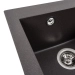 Granite kitchen sink Platinum 4150 SOKIL matte Grenadine - Фото № 3