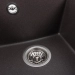 Granite kitchen sink Platinum 4150 SOKIL matte Grenadine - Фото № 4