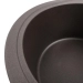 Granite kitchen sink Platinum 5847 ONYX matte Dark rock - Фото № 3