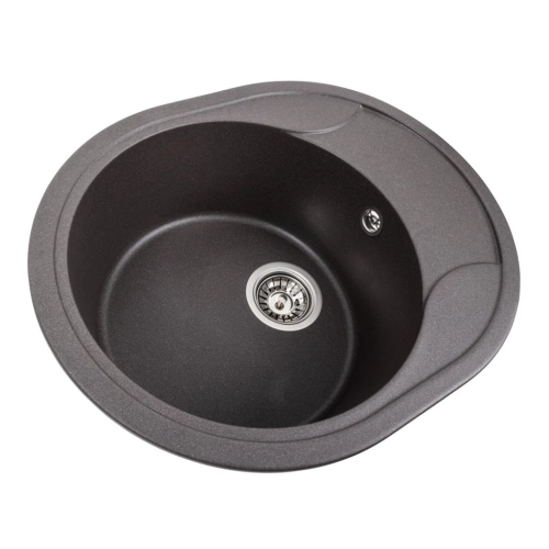 Granite kitchen sink Platinum 5847 ONYX matte Grenadine - Фото № 1