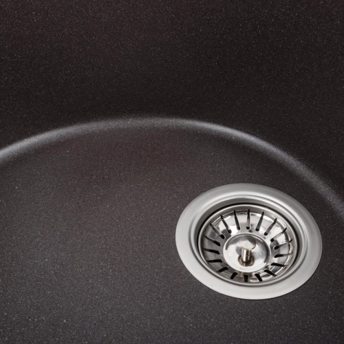 Granite kitchen sink Platinum 5847 ONYX matte Grenadine - Фото № 4