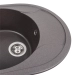 Granite kitchen sink Platinum 5847 ONYX matte Grenadine - Фото № 2