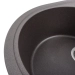 Granite kitchen sink Platinum 5847 ONYX matte Grenadine - Фото № 3