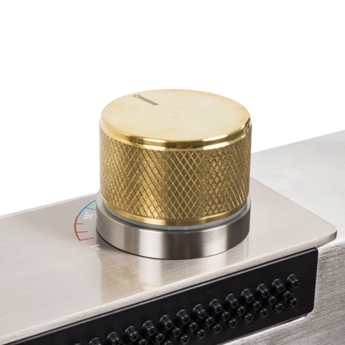 Кухонная мойка 75*45B PVD сатин Platinum Handmade "ВОДОСПАД" - Фото № 8