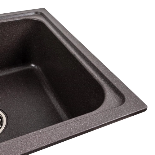 Granite kitchen sink Platinum 7950 Equatoria matte Grenadine - Фото № 2