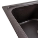 Granite kitchen sink Platinum 7950 Equatoria matte Grenadine - Фото № 3