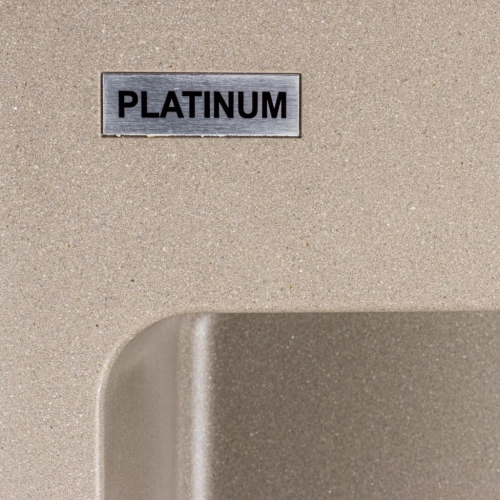 Granite kitchen sink Platinum 7850 Bogema matte Titan - Фото № 6