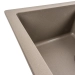 Granite kitchen sink Platinum 7850W TOSKANA matte Titanium - Фото № 3