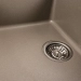 Granite kitchen sink Platinum 7850W TOSKANA matte Titanium - Фото № 4