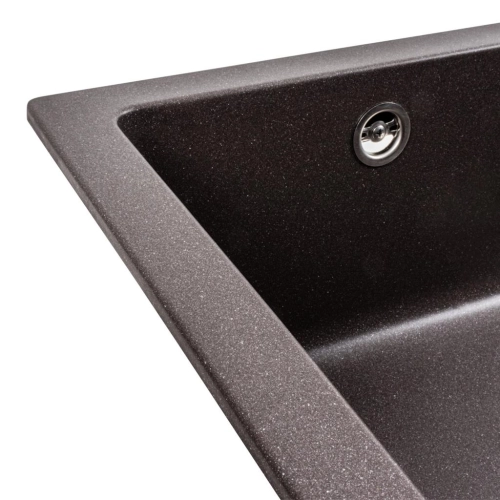 Granite kitchen sink Platinum 7945 Paruana matte Grenadine - Фото № 3