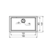 Granite kitchen sink Platinum 7945 Paruana matte Grenadine - Фото № 8