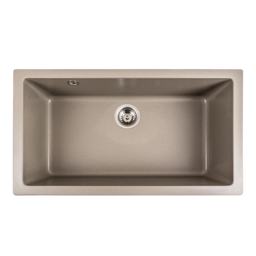 Granite kitchen sink Platinum 7945 Paruana matte Titanium