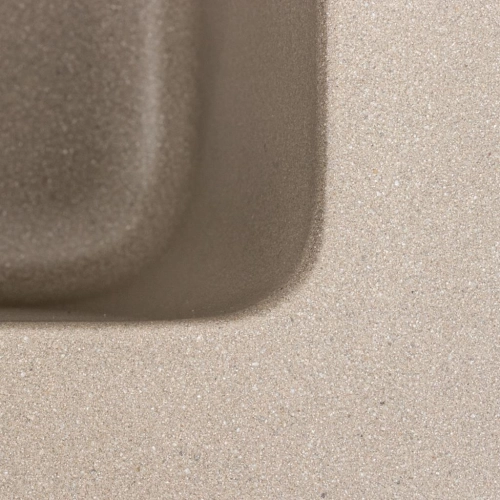 Granite kitchen sink Platinum 7945 Paruana matte Titanium - Фото № 6