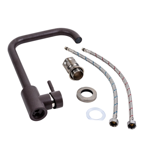 Смеситель кухонный Platinum NS02B (3008B-NA) гренадин - Фото № 1