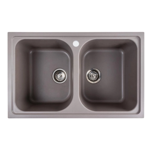 Granite kitchen sink Platinum 7950 Equatoria matte Dune