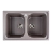 Granite kitchen sink Platinum 7950 Equatoria matte Dune - Фото №1