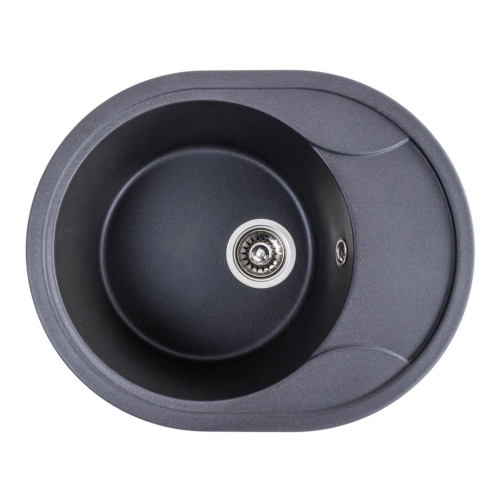 Granite kitchen sink Platinum 5847 ONYX matte Morion