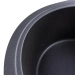 Granite kitchen sink Platinum 5847 ONYX matte Morion - Фото № 3