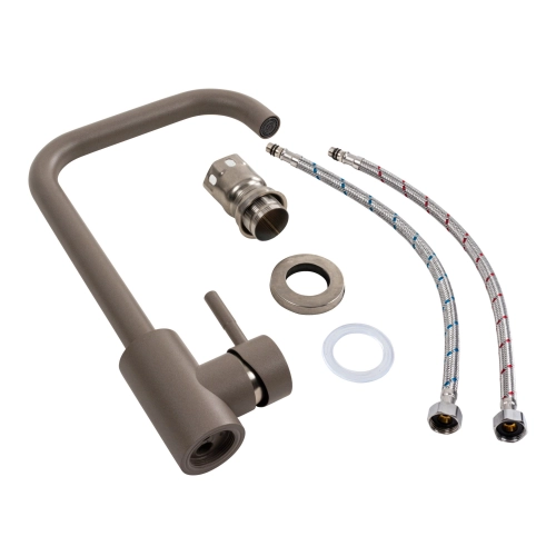 Смеситель кухонный Platinum NS02B (3008B) Дюна - Фото № 1