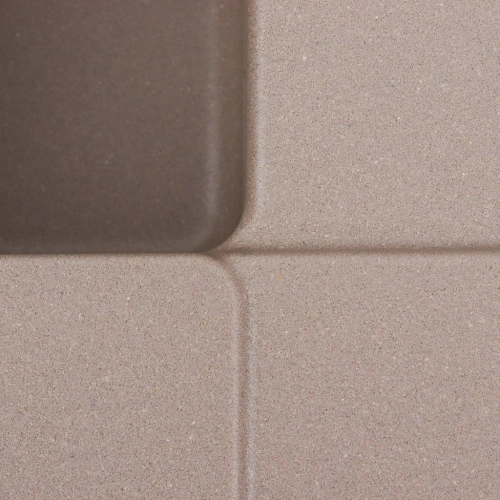 Granite kitchen sink Platinum 7850W TOSKANA matte Dune - Фото № 6