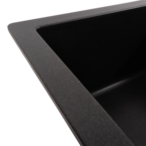 Granite kitchen sink Platinum 7850W TOSKANA matte Morion - Фото № 3