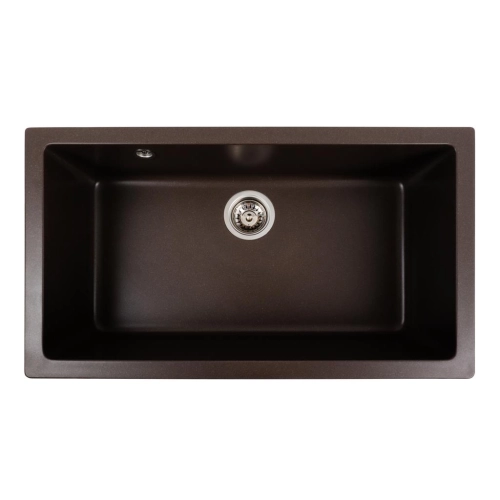 Granite kitchen sink Platinum 7945 Paruana matte Dark rock